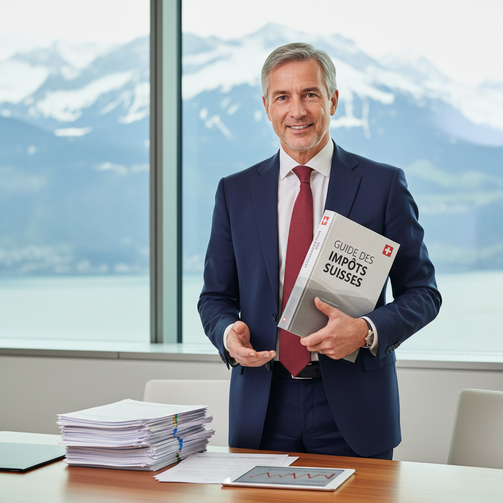 Planificateur ouvert sur ordinateur portable avec calendrier fiscal